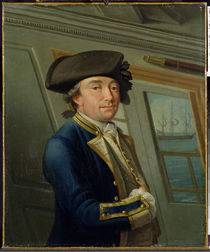 Portrait of Captain William Locker 1769 von Dominic Serres