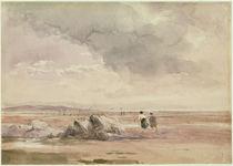On Lancaster Sands, Low Tide von David Cox