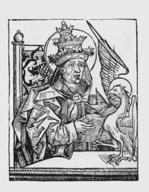 St. Gregory the Great from 'Liber Chronicarum' by Hartmann Schedel 1493 by German School