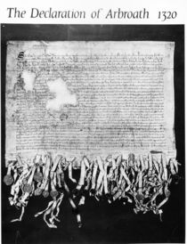 The Declaration of Arbroath von Scottish School