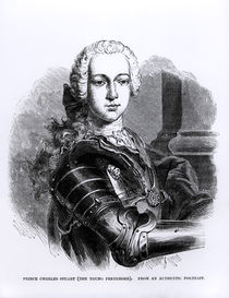 Portrait of Prince Charles Edward Stuart The Young Pretender von English School