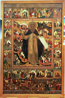 Life of St. Sergius of Radonesh by Russian School