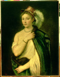 Female Portrait, c.1536 by Titian