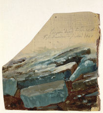 Ice Floe, 1840 von Caspar David Friedrich