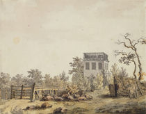 Landscape with a Pavilion, c. 1797 by Caspar David Friedrich