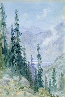 Mountainous landscape, 1876 by Gustave Dore