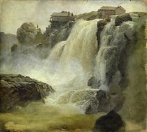 Haugfoss in Norway, 1827 by Christian Ernst Bernhard Morgenstern