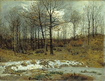 Last Snow at Weimar, 1889 by Karl Buchholz