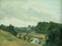 The River Alster at Poppenbuttel in the Morning by Johann Herman Carmiencke