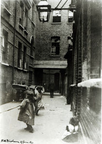 Children playing in a slum by English Photographer