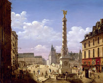 The Fountain in the Place du Chatelet von Etienne Bouhot