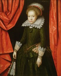 Portrait of a girl of the de Ligne family von Marcus Gheeraerts