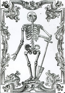 Skeleton with a Shovel von German School