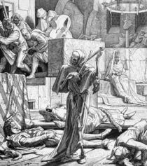 Death as Assassin, 1851 von Alfred Rethel