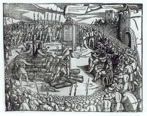 The Martyrdom of Latimer and Ridley by English School