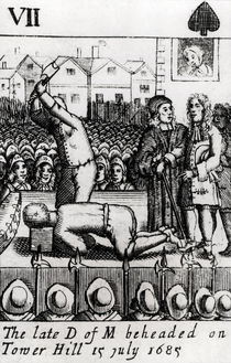 The Beheading of the Duke of Monmouth at Tower Hill by English School