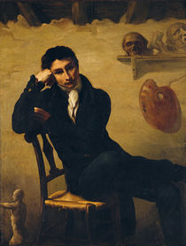 Portrait of an Artist in his Studio von Theodore Gericault