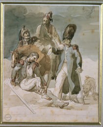 Episode from Napoleon's Retreat from Russia in 1812 by Theodore Gericault