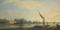 The Thames at Chelsea, 1784 von Thomas Whitcombe