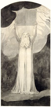Moses Receiving the Law, c.1780 von William Blake