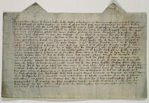 Last will and testament of the artist Master Bertram 1390 von German School