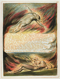 'Then the Divine Hand...', plate 35 from 'Jerusalem' 1804-20 von William Blake