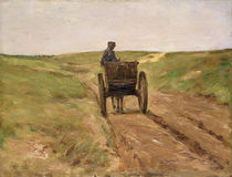 Cart in Katwijk, 1889 by Max Liebermann