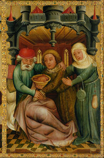 The Stolen Blessing from the High Altar of St. Peter's in Hamburg von Master Bertram of Minden