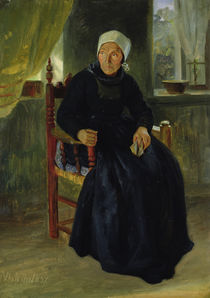 A Woman from Blankenese, 1837 von Jacob Gensler