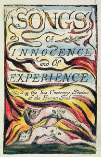 Combined Title Page from 'Songs of Innocence and of Experience' by William Blake