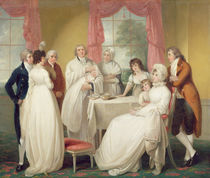 Christening of the Heir, c.1799 see also 152732 by William Redmore Bigg