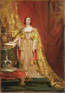 Queen Victoria Taking the Coronation Oath von George Hayter
