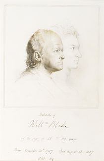 William Blake in Youth and Age by George Richmond
