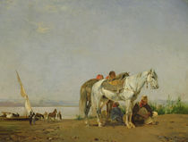 On the bank of the Nile, 1871 von Eugene Fromentin