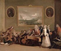 Rehearsal of an Opera, c.1709 von Marco Ricci