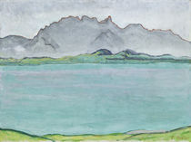 The Stockhorn Mountains and Lake Thun von Ferdinand Hodler