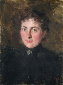 Felicia Kirchdorffer, the Niece of the Artist by Wilhelm Maria Hubertus Leibl
