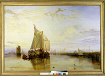 Dort or Dordrecht: The Dort Packet-Boat from Rotterdam Becalmed von Joseph Mallord William Turner