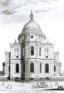 The East Prospect of St. Paul's Cathedral by English School