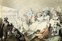 An Audience Watching a Play by Thomas Rowlandson