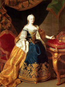 Portrait of the Empress Maria Theresa of Austria by Martin Mytens or Meytens