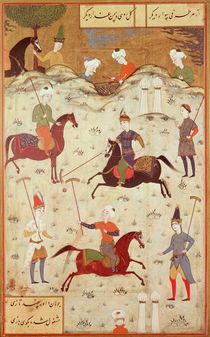 A Game of Polo by Persian School