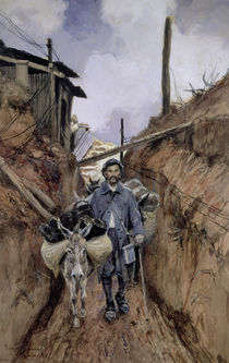 The Donkey, Somme, 1916 by Francois Flameng