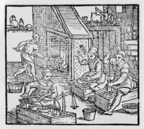 Women Blacksmiths by German School