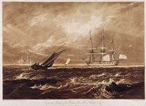 The Leader Sea Piece, engraved by Charles Turner 1859-61 von Joseph Mallord William Turner