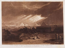 The Fifth Plaque of Egypt, engraved by Charles Turner 1808 by Joseph Mallord William Turner