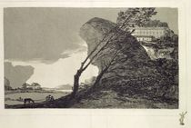Landscape with Large Rocks von Francisco Jose de Goya y Lucientes