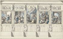 Design for a Wall of the Chapel of Revealed Religion von Benjamin West