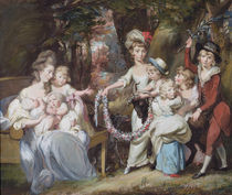 Mrs Justinian Casamajor and Eight of her Children von Daniel Gardner