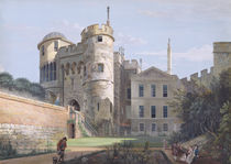 The Norman Gate and Deputy Governor's House by Paul Sandby